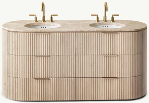 Mueble de Baño Moderno de Madera Sólida VIET FURNITURE, Aparador de Baño de Vietnam - Product Image 6