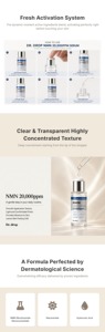Suero NMN 20000ppm 30ml Hidratante Facial Acondicionador de Piel Absorción Ligera Acabado No Pegajoso Marca Privada Proveedor OEM ODM - Product Image 3