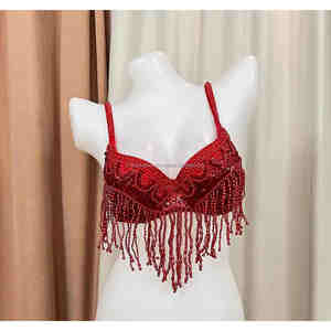 Venta caliente con precio razonable Sujetador acolchado Beads Traje Bellydance con alta calidad - Product Image 3