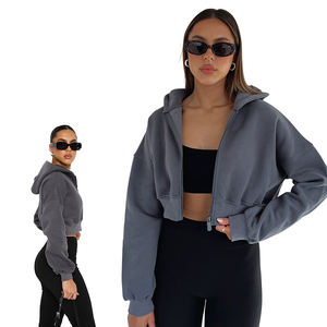 Sudadera con capucha y cremallera para hombre y mujer, 300 GSM, suave, de manga larga, para deportes, descanso, exterior, cálida, informal - Product Image 1