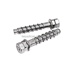 Boulon d'expansion M12 en acier inoxydable de qualité professionnelle, plaqué zinc, capacité 4600 KGF, surface galvanisée, construction sécurisée - Product Image 6