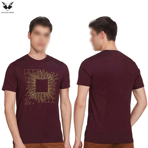 T-shirts en coton tricoté 100 % pour hommes, de haute qualité, lavables en machine, style tendance, disponibles en différentes couleurs, très demandés. - Product Image 4