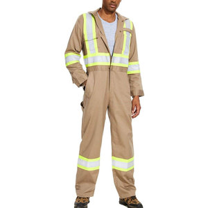 Combinaison de travail unisexe jaune haute visibilité Econex Sports, en polyester imprimé en sérigraphie, avec bandes réfléchissantes, uniforme de sécurité - Product Image 3