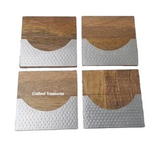 Posavasos de madera de acacia para vajilla elegante directa de fábrica 2025 para Hotel, hogar y oficina, posavasos personalizados con precio asequible - Product Image 1