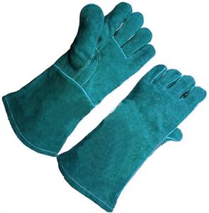 Guantes de Seguridad Industriales para Soldadura, Certificación CE, 11 oz, Sin Látex, Reforzados con Piel de Vacuno, Antiestáticos, Flexibles, Antideslizantes - Product Image 5