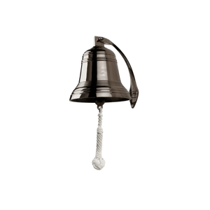 Campana de Puerta Colgante de Latón Premium, Campana Náutica con Ancla, Campana Marítima Vintage para Decoración de Pared en Exteriores, Hogar, Escuela, Bar, Recepción - Product Image 1
