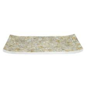 Bandeja de servir rectangular de alta calidad con incrustaciones de nácar, hecha a mano, bandeja decorativa para mesa de café, decoración del hogar. - Product Image 2
