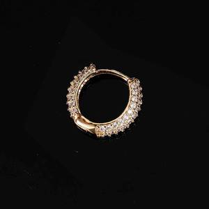 <b>Mens</b> Moissanite Diamond 925 <b>Silver</b> Hoop <b>Earrings</b> Certified Diamond Iced Out Lightweight Hip Hop Luxury Jewelry for <b>Men</b> Style - Product Image 6