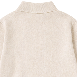 Suéter Polo Tejido, Mezcla de Mohair Suave, Manga Larga, Cuello con Botones, Prenda de Punto Cálida e Informal, Clásica - Product Image 5