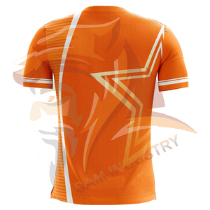 New Design Customized 100% Polyester Soccer Jersey OEM Serviced Anti-Bacterial Quick Dry Adults Size Soccer Jersey - Product Image 4