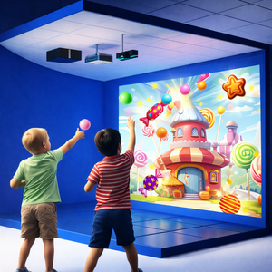 Eshark Smart Interactive Wall Gaming – ระบบฉายภาพด้วยเซ็นเซอร์ตรวจจับความเคลื่อนไหว |   อุปกรณ์เกมอาร์เคดและของเล่นสำหรับเด็ก - Product Image 1