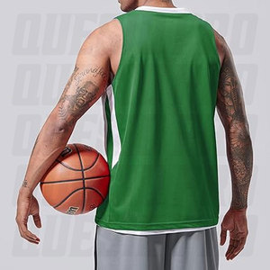 Maillot de basketball personnalisé en gros – Fabrication respirante en mesh pour équipes, tenue de sport pour entraînement, sublimation et broderie - Product Image 5