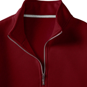 Men Half Zip Pullover Sweatshirt Stand Collar Long Sleeve Casual <b>Warm</b> <b>Fleece</b> 100% Cotton Windproof Quick Dry Outdoor - Product Image 6