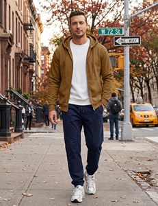 Sweat à capuche zippé pour homme de haute qualité avec logo personnalisé, coupe ajustée, en tissu éponge, avec cordon de serrage, style décontracté, Hysaf Apparels Co. - Product Image 6