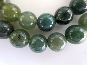 Cuentas de Piedras Preciosas Naturales Redondas y Lisas con Orificio Grande para Fabricación de Joyas, Hilo de Piedras Sueltas Perforadas - Product Image 2