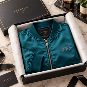 Chaqueta de Satén con Pedrería para Hombre, Diseño de Lujo, Decoración Brillante con Cristales, Chaqueta Bomber Elegante, Moda Hip Hop, Ropa Urbana de Lujo - Product Image 5