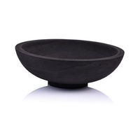 Corbeille à fruits élégante sur pied en bois artisanal pour comptoir de cuisine, table de salle à manger et décoration intérieure
