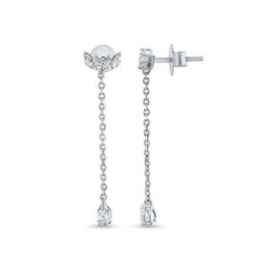 Diamante Sui Dhaga Estilo Pendientes de gota Género elegante Joyería de diamantes - Product Image 3