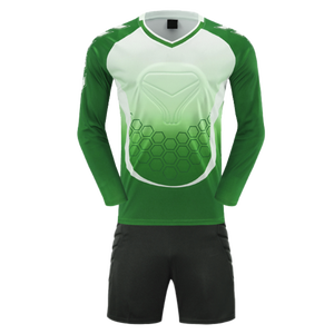 Uniforme de Portero de Fútbol Personalizado, Transpirable y Absorbente de Humedad, Jersey y Pantalones Cortos Acolchados - Product Image 1