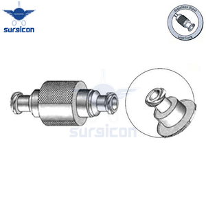 Dispositivo de Sujeción de 34.7 mm de Longitud con Conexión Luer Lock, Dispositivo Quirúrgico de Acero Inoxidable, 6 mm de Diámetro Exterior, 4 mm de Diámetro Interior - Product Image 6