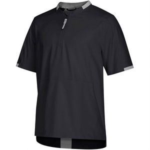 Veste de baseball personnalisée à manches courtes, col zippé, sportswear, uniforme d'équipe, OEM, marque privée, coupe classique - Product Image 2