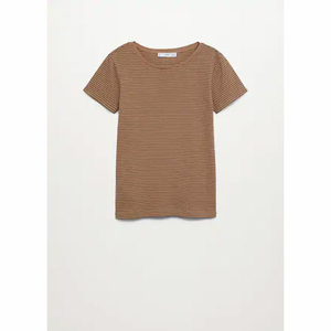 เสื้อยืดผู้หญิงคอวีทรงหลวม ผ้าฝ้าย 100% เนื้อนุ่ม ระบายอากาศดี เป็นมิตรต่อสิ่งแวดล้อม เหมาะสำหรับฤดูร้อน ขายส่ง พร้อมโลโก้แบรนด์ส่วนตัวเด่นชัด - Product Image 3