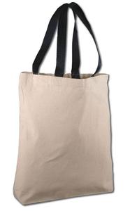 Rocky Road 2026 High Quality Hot Selling Custom Wholesale 100% Cotton Canvas <b>Medium</b> Tote <b>Bags</b> with Color Handles for Daily Use - Product Image 4