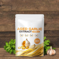 Capsules de Gélules Molles d'Extrait d'Ail Vieilli OEM Marque Privée Complément d'Ail Soutien Quotidien au Bien-être Approvisionnement en Gros