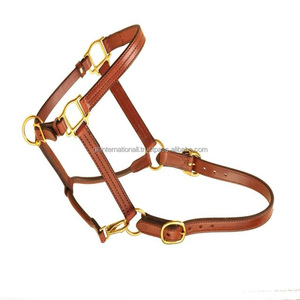 Harnais pour cheval en cuir noir et brun Havana, triple couture, fait main, haute qualité, avec ferrures en laiton réglables, tailles personnalisées - Product Image 6