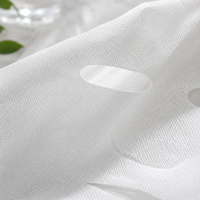 Y142 Tissu en maille de soie Tencel Lenzing autrichien 100 % importé, feuille de substrat pour masque facial, respirant et résistant, pour soins de la peau, personnalisable