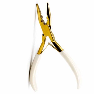 Pince à extensions capillaires en acier inoxydable la plus vendue, outil de pose de micro-anneaux, prix de gros, modèle BEST ELECTRO SURGICAL - Product Image 2