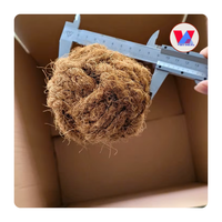 BALLON À MANGER EN FIBRE DE COCO NATURELLE BEN TRE - Sphère en coque de noix de coco pour le nettoyage des dents, le mastication et l'entraînement des animaux de compagnie - NOUVEAUTÉ POPULAIRE