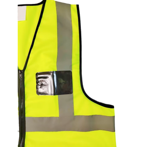 Chaleco de Seguridad Reflectante Personalizado para Hombre, de Alta Calidad, con Cinta Reflectante de Alta Visibilidad, Impermeable, de Poliéster, con Logotipo - Product Image 2