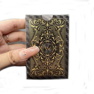 Набор для настольной игры на заказ, держатель для хранения Таро, футляр для игр, кожаные колоды, коробка для карточек, Золотая фольга, черный, серебристый цвет - Product Image 1