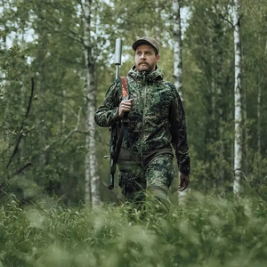 Ensemble de chasse d'hiver durable et respirant : veste et pantalon de tir avec capuche réglable, imperméable, vente en gros OEM - Product Image 5