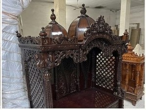 Hindu Pooja <b>Mandir</b> Teak Wood Modern Style Customized Size Luxury Home Decor Temple Wholesale DST EXPORTS Australia Sale - Product Image 5