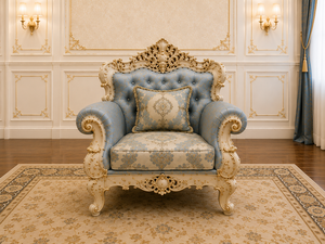 Imperial <b>Gold</b> Leaf Hand-Carved Living Room <b>Sofa</b> Set Buy Tufted Living Room Furniture Top Selling 5-Seater Drawing Room <b>Sofa</b> Set - Product Image 3