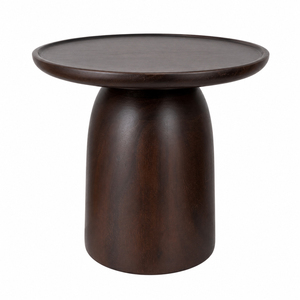 Mesa de Centro Moderna Contemporánea de Madera Maciza, Color Marrón Oscuro Premium, para Sala de Estar, Dormitorio, Hotel, Muebles de Lujo, Duraderos y Fáciles de Limpiar - Product Image 1