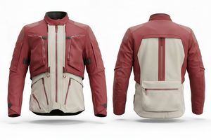 Customized Genuine Leather Motorcycle Jacket with Zipper Pockets Stylish Riders Waterproof Windproof Durable Biker Moto Jackets - Product Image 5