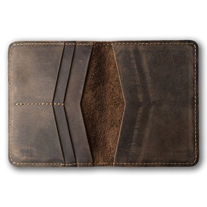 Porta Pasaportes Personalizado para Viajes de Negocios, Funda de Cuero Crazy Horse Impermeable para Pasaporte - Product Image 4