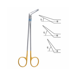 Debakey Vascular Scissors Angled Lightweight Beveled Blades Stainless Steel Surgical Instrument CE Approved - Product Image 1