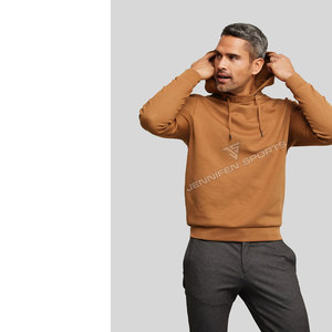 Sweat à capuche polaire décontracté surdimensionné 100 % coton pour homme, style populaire, respirant, séchage rapide, idéal pour le sport et l'entraînement - Product Image 3