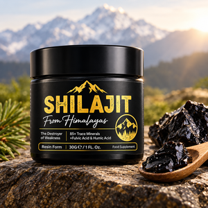 Résine de Shilajit Pur de l'Himalaya 30g, Qualité Or, avec Acides Fulvique et Humique, 85+ Oligo-éléments pour l'Énergie et la Force Naturelles - Product Image 2