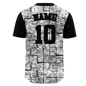 เสื้อเบสบอลพิมพ์ลายดิจิทัลแบบใหม่ล่าสุด พร้อมโลโก้สั่งทำ ปิดกระดุม ลายทาง โพลีเอสเตอร์ เสื้อกีฬา OEM - Product Image 2