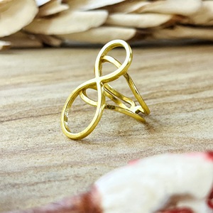Top Choice Boho Fern Leaf Ring Brass Rings For Women 18k Gold Plated Bypass <b>Wrap</b> Floral Jewelry For Wholesale/OEM/ODM - Product Image 4