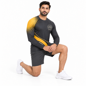 Ropa Deportiva al por Mayor para Hombre, Camiseta de Manga Larga con Protección Solar, Spandex/Poliéster, Secado Rápido, UPF50+, Ecológica, Antibacteriana, Personalizada - Product Image 3