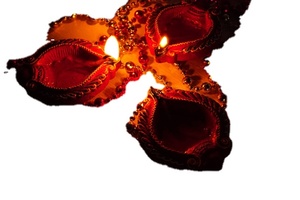 Lámpara hecha a mano India # ClayLamp para decoración del hogar creada por artesanos indios # Cerámica - Product Image 2