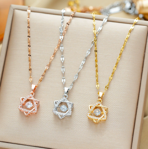 Collier pendentif de luxe style vintage pour femme, avec diamant scintillant, chaîne à maillons et design battement de cœur en zircon, idéal pour les fêtes et la Saint-Valentin - Product Image 4