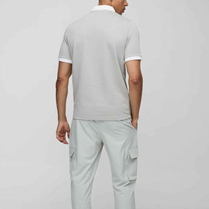 Camiseta de Manga Corta para Hombre, Talla Grande, Antiarrugas, 100% Algodón, Transpirable, Diseños Personalizados OEM, Logotipo, Tejido Sólido, Estilo Casual - Product Image 6