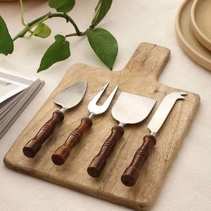 Designer Metal <b>Cheese</b> <b>Knife</b> <b>Set</b> Premium Serving Tools for Contemporary Dining Tables - Product Image 4